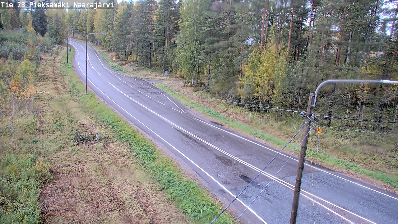 Weather Camera Image Road 23 Pieksämäki, Naarajärvi, Pieksämäki, Etelä-Savo