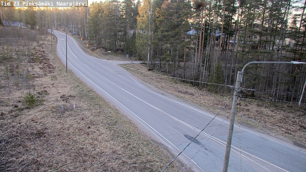 Weather Camera Image Väg 23 Pieksämäki, Naarajärvi, Pieksämäki, Etelä-Savo