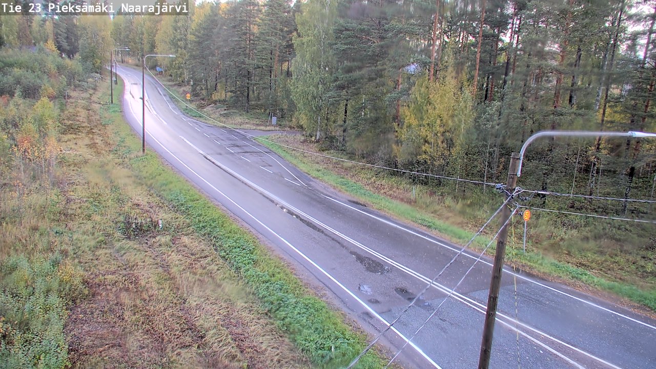 Weather Camera Image Road 23 Pieksämäki, Naarajärvi, Pieksämäki, Etelä-Savo