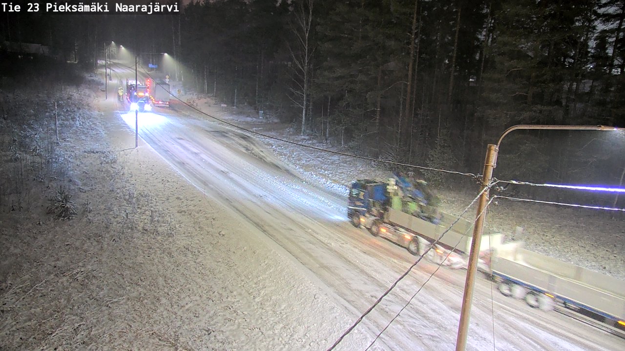 Kelikamerat Kuva Tie 23 Pieksämäki, Naarajärvi, Pieksämäki, Etelä-Savo
