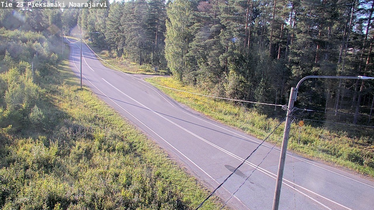 Kelikamerat Kuva Tie 23 Pieksämäki, Naarajärvi, Pieksämäki, Etelä-Savo