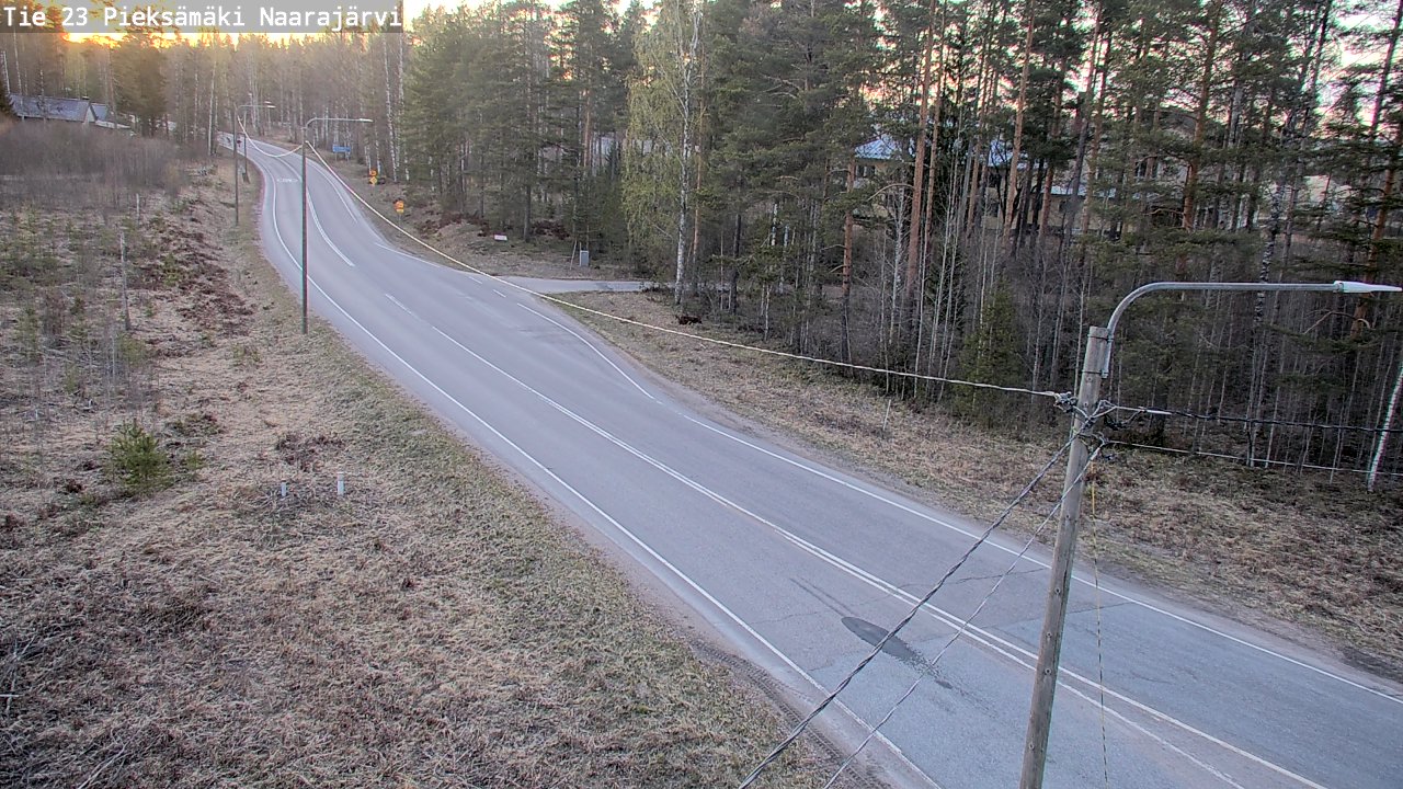 Weather Camera Image Väg 23 Pieksämäki, Naarajärvi, Pieksämäki, Etelä-Savo