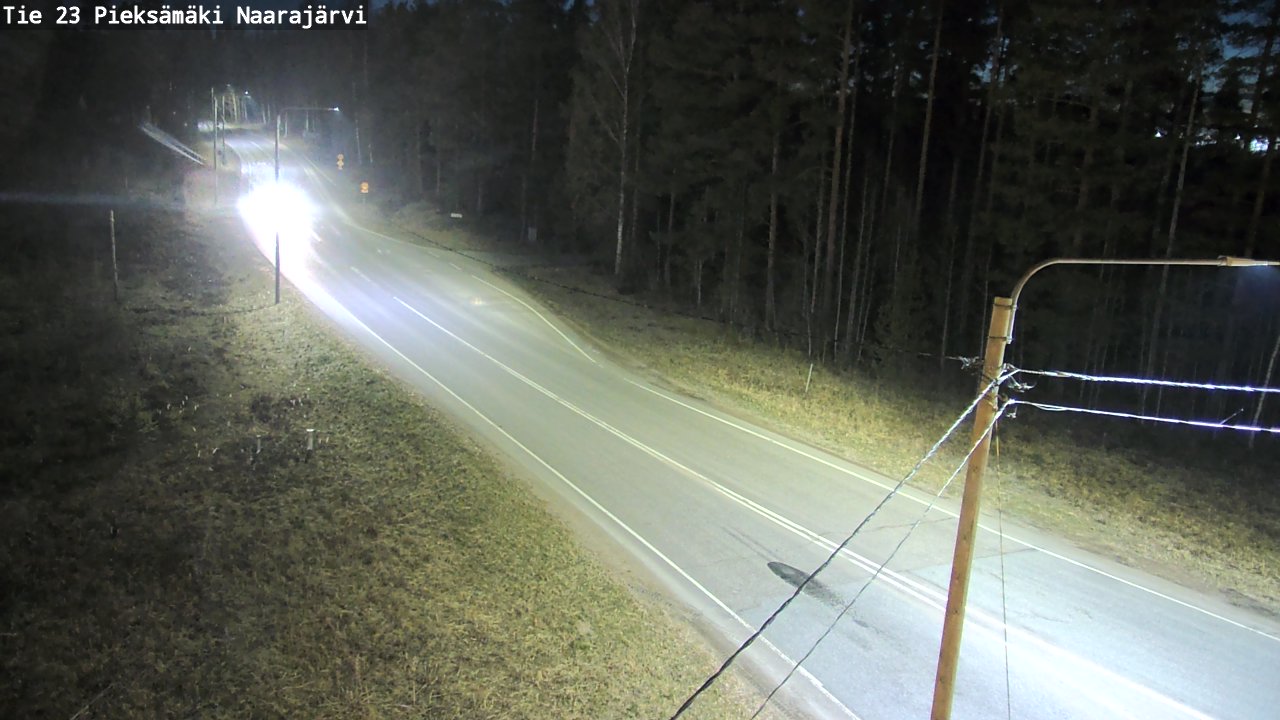 Weather Camera Image Road 23 Pieksämäki, Naarajärvi, Pieksämäki, Etelä-Savo
