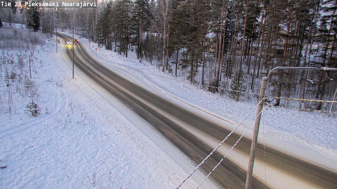 Weather Camera Image Road 23 Pieksämäki, Naarajärvi, Pieksämäki, Etelä-Savo