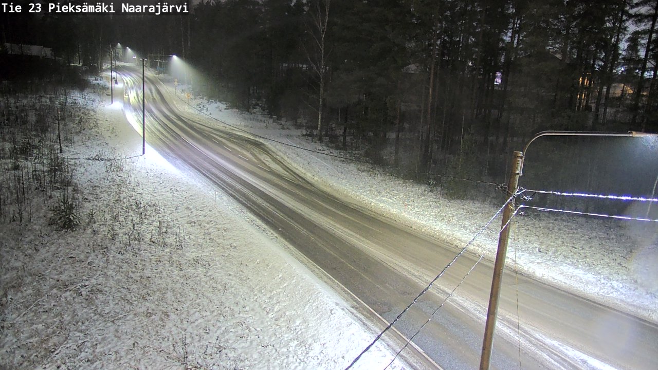 Weather Camera Image Väg 23 Pieksämäki, Naarajärvi, Pieksämäki, Etelä-Savo