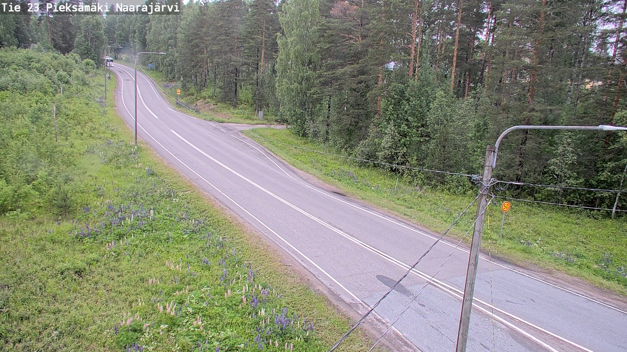Weather Camera Image Road 23 Pieksämäki, Naarajärvi, Pieksämäki, Etelä-Savo