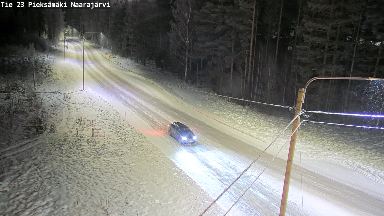 Kelikamerat Kuva Tie 23 Pieksämäki, Naarajärvi, Pieksämäki, Etelä-Savo