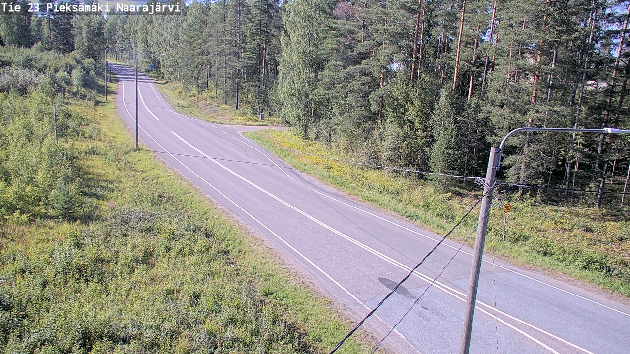Kelikamerat Kuva Tie 23 Pieksämäki, Naarajärvi, Pieksämäki, Etelä-Savo