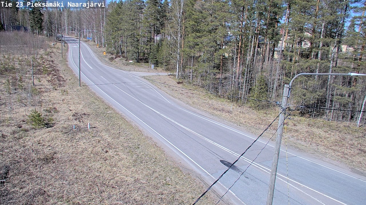 Weather Camera Image Väg 23 Pieksämäki, Naarajärvi, Pieksämäki, Etelä-Savo