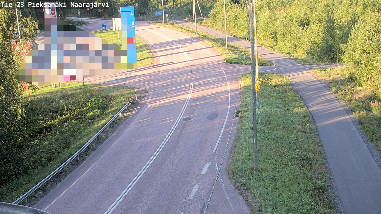 Kelikamerat Kuva Tie 23 Pieksämäki, Naarajärvi, Pieksämäki, Etelä-Savo