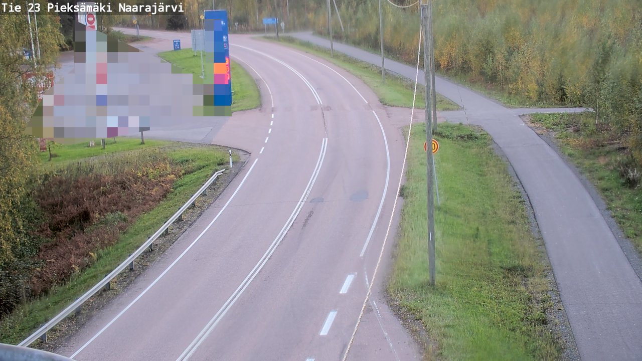 Weather Camera Image Road 23 Pieksämäki, Naarajärvi, Pieksämäki, Etelä-Savo
