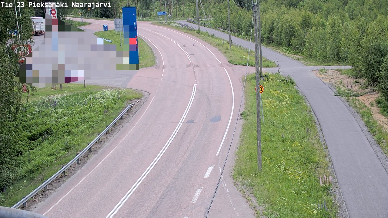 Kelikamerat Kuva Tie 23 Pieksämäki, Naarajärvi, Pieksämäki, Etelä-Savo