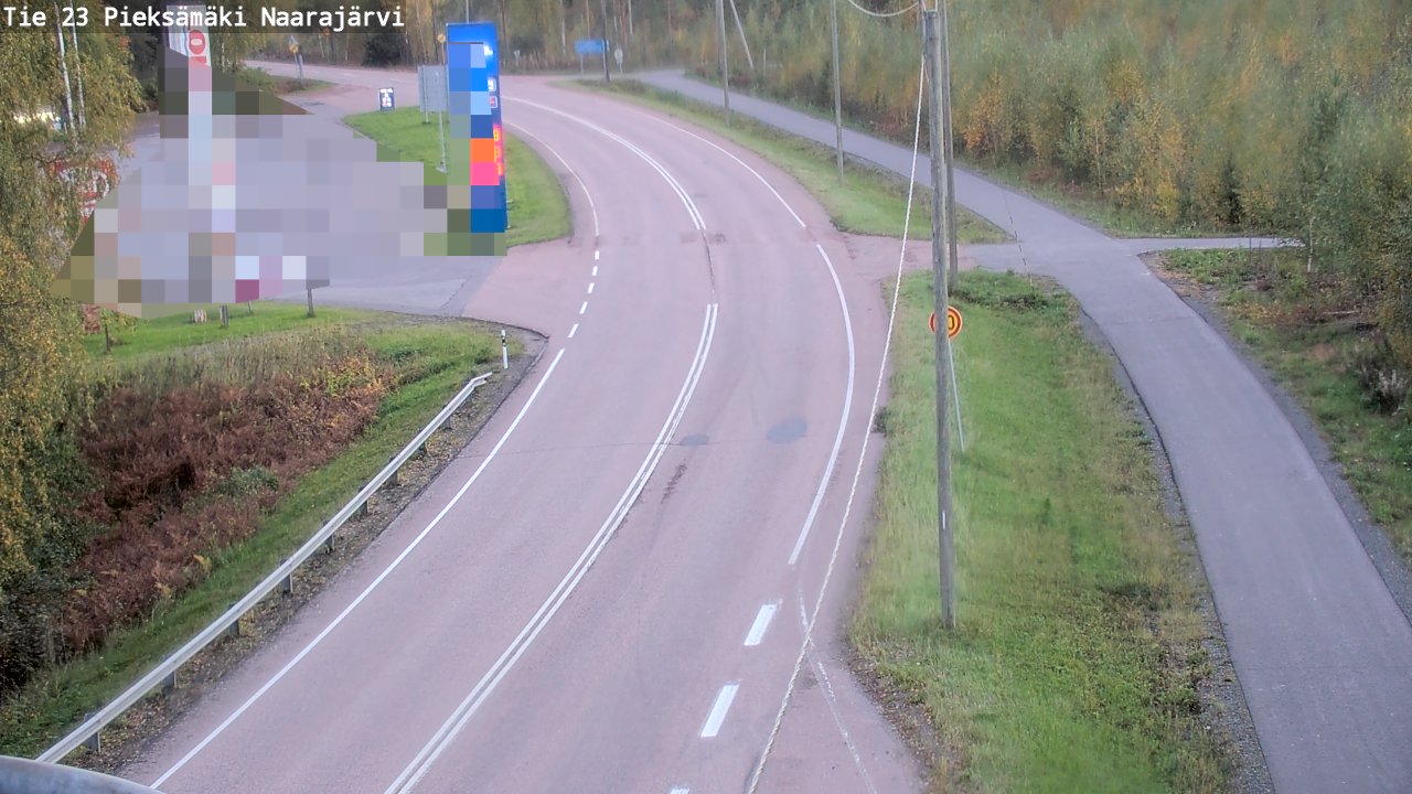 Weather Camera Image Road 23 Pieksämäki, Naarajärvi, Pieksämäki, Etelä-Savo