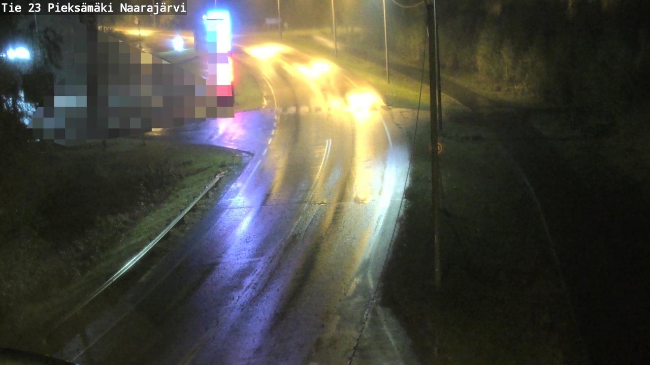 Weather Camera Image Road 23 Pieksämäki, Naarajärvi, Pieksämäki, Etelä-Savo
