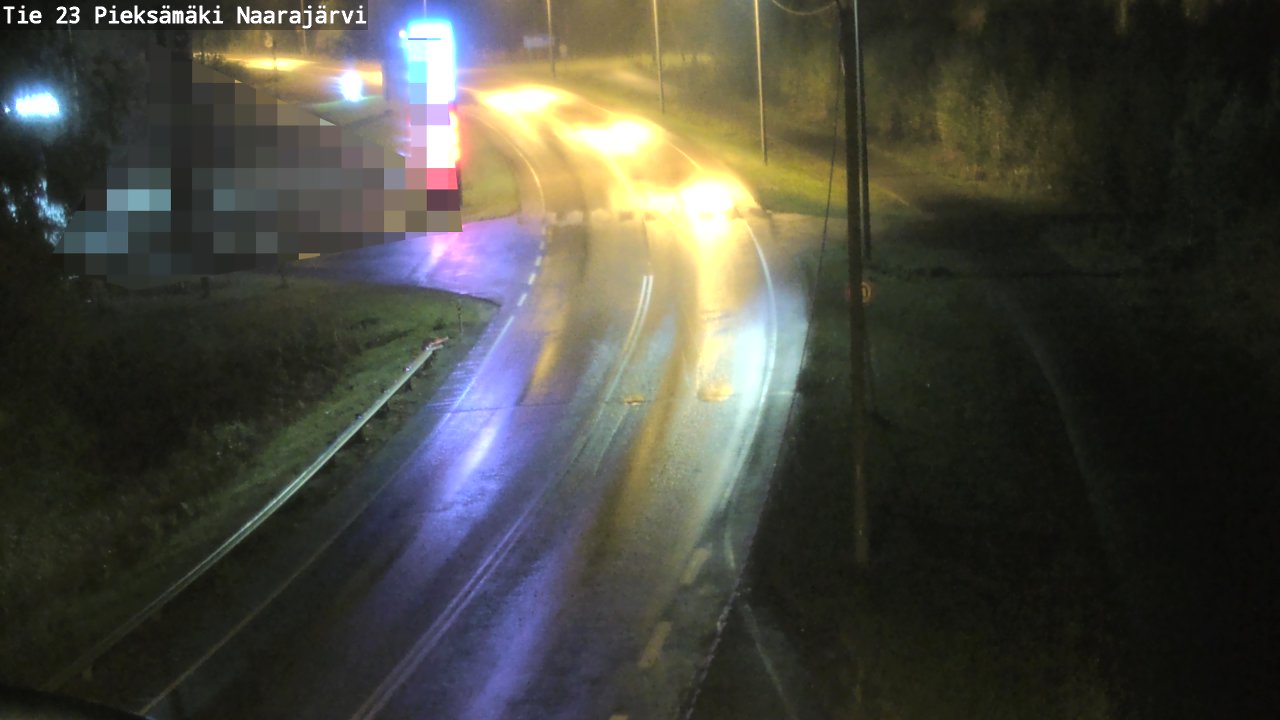 Weather Camera Image Road 23 Pieksämäki, Naarajärvi, Pieksämäki, Etelä-Savo