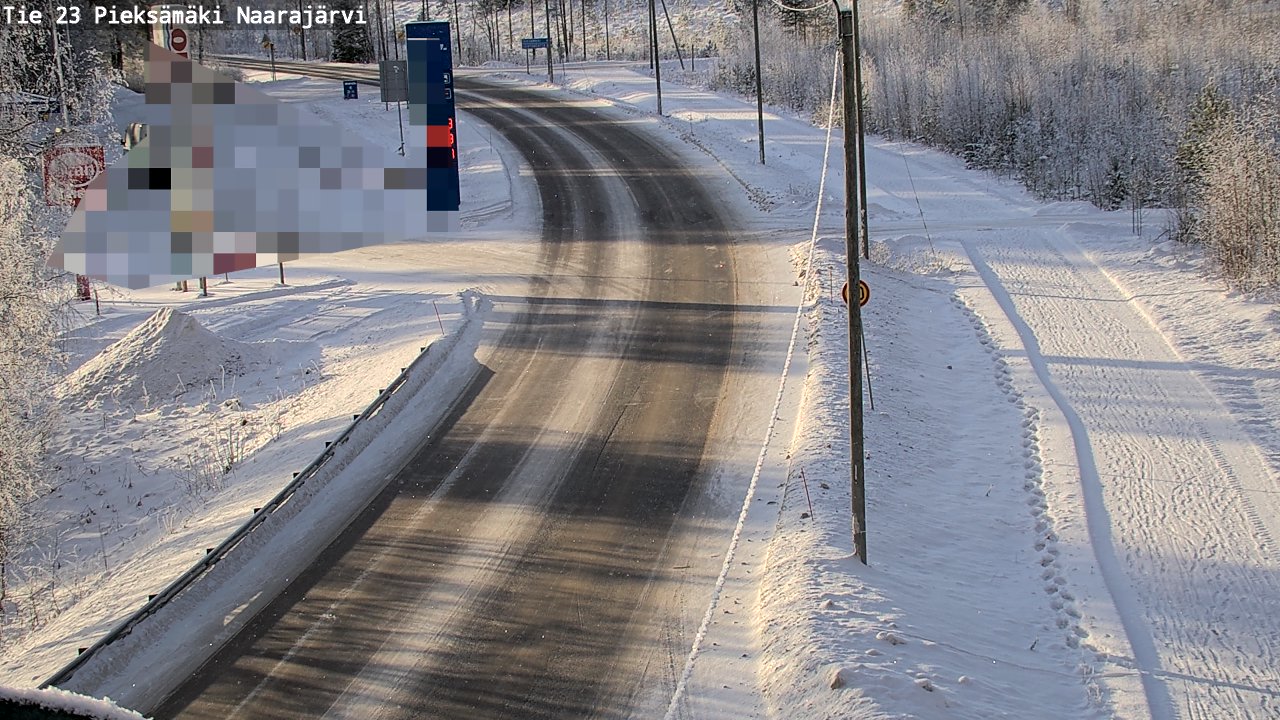 Weather Camera Image Road 23 Pieksämäki, Naarajärvi, Pieksämäki, Etelä-Savo