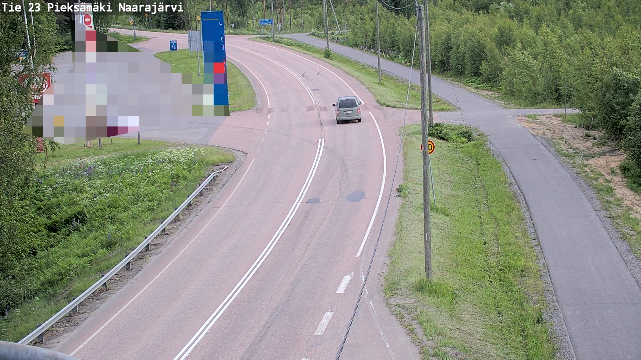 Kelikamerat Kuva Tie 23 Pieksämäki, Naarajärvi, Pieksämäki, Etelä-Savo