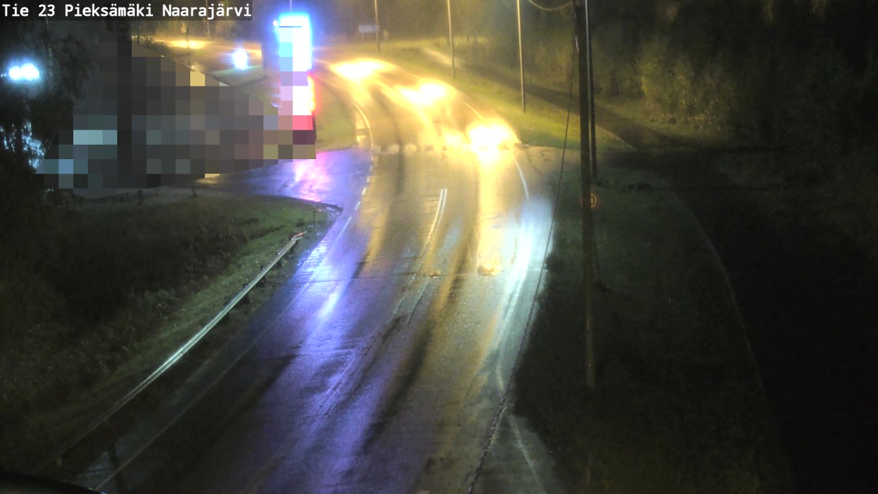 Weather Camera Image Road 23 Pieksämäki, Naarajärvi, Pieksämäki, Etelä-Savo
