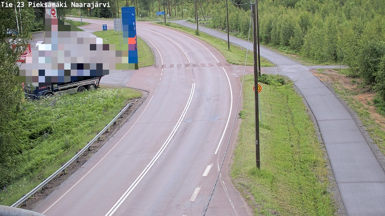 Kelikamerat Kuva Tie 23 Pieksämäki, Naarajärvi, Pieksämäki, Etelä-Savo