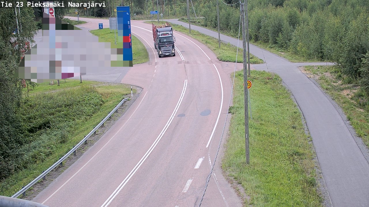 Weather Camera Image Road 23 Pieksämäki, Naarajärvi, Pieksämäki, Etelä-Savo