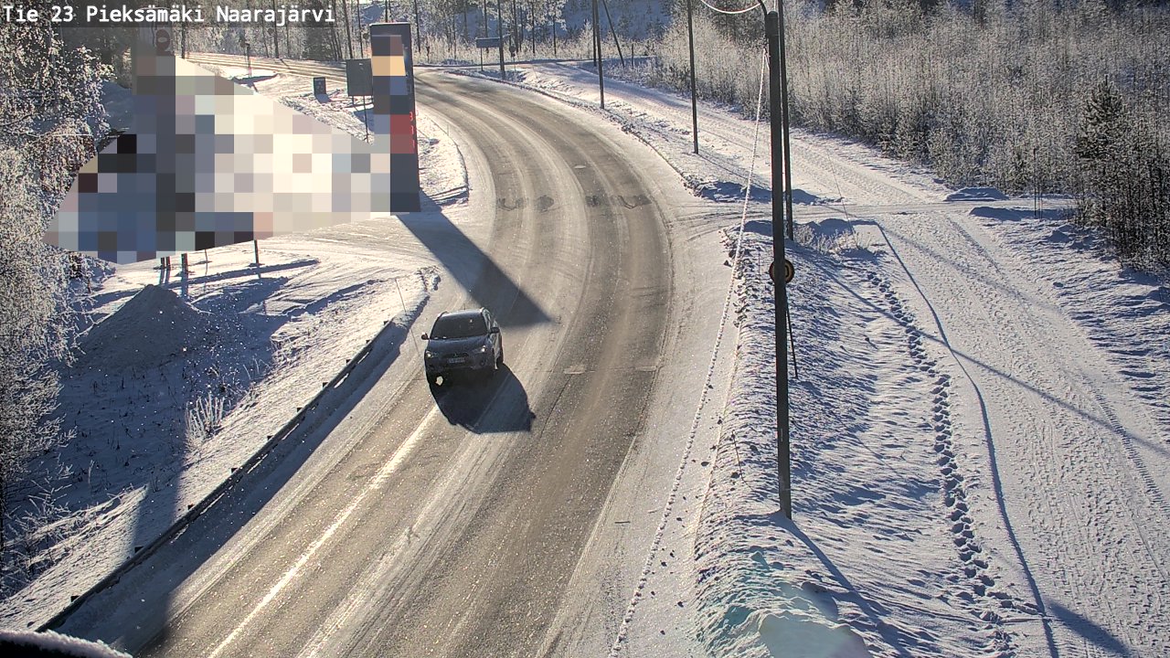 Weather Camera Image Road 23 Pieksämäki, Naarajärvi, Pieksämäki, Etelä-Savo