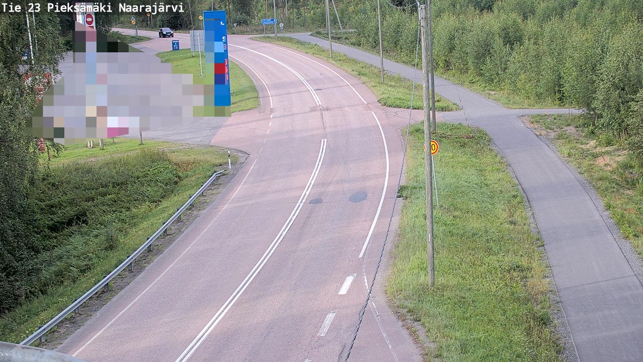 Weather Camera Image Road 23 Pieksämäki, Naarajärvi, Pieksämäki, Etelä-Savo