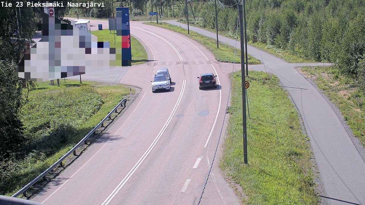 Kelikamerat Kuva Tie 23 Pieksämäki, Naarajärvi, Pieksämäki, Etelä-Savo