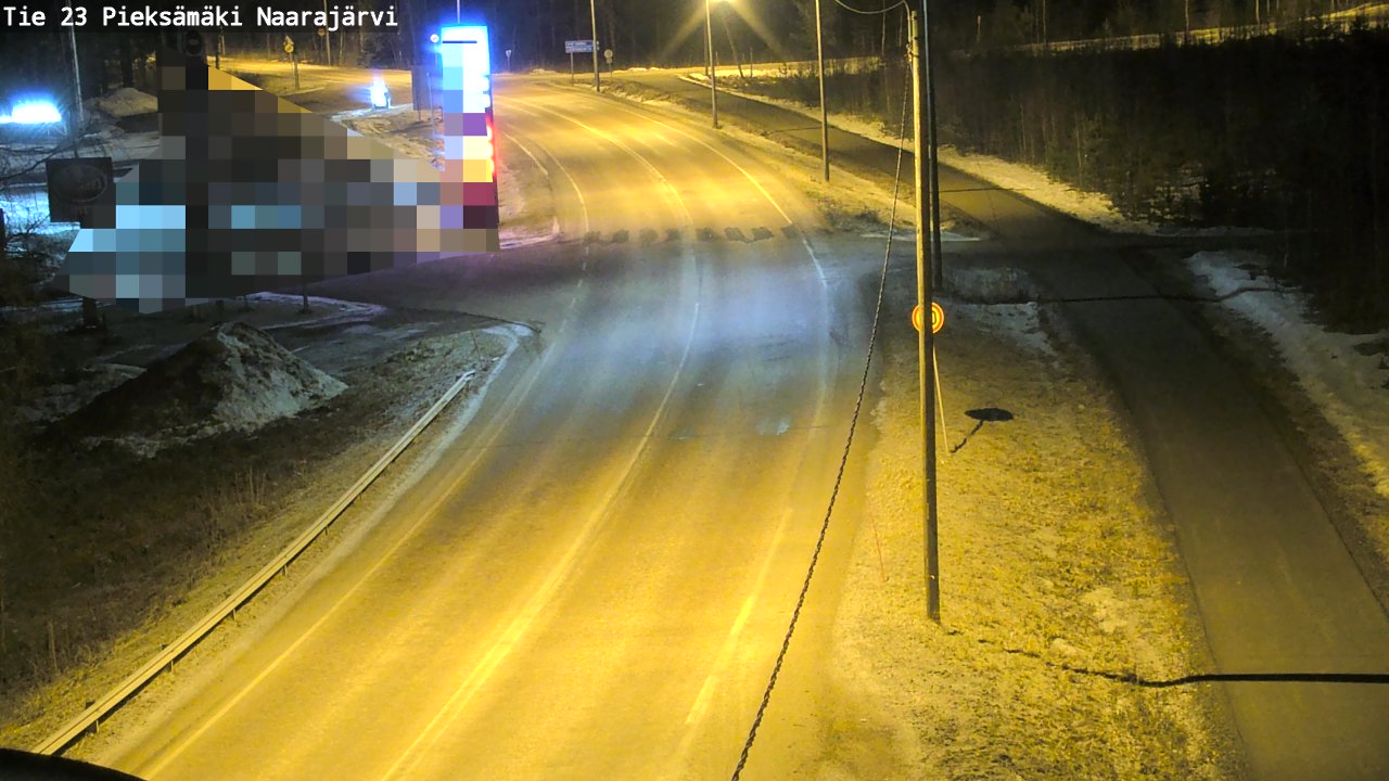 Kelikamerat Kuva Tie 23 Pieksämäki, Naarajärvi, Pieksämäki, Etelä-Savo