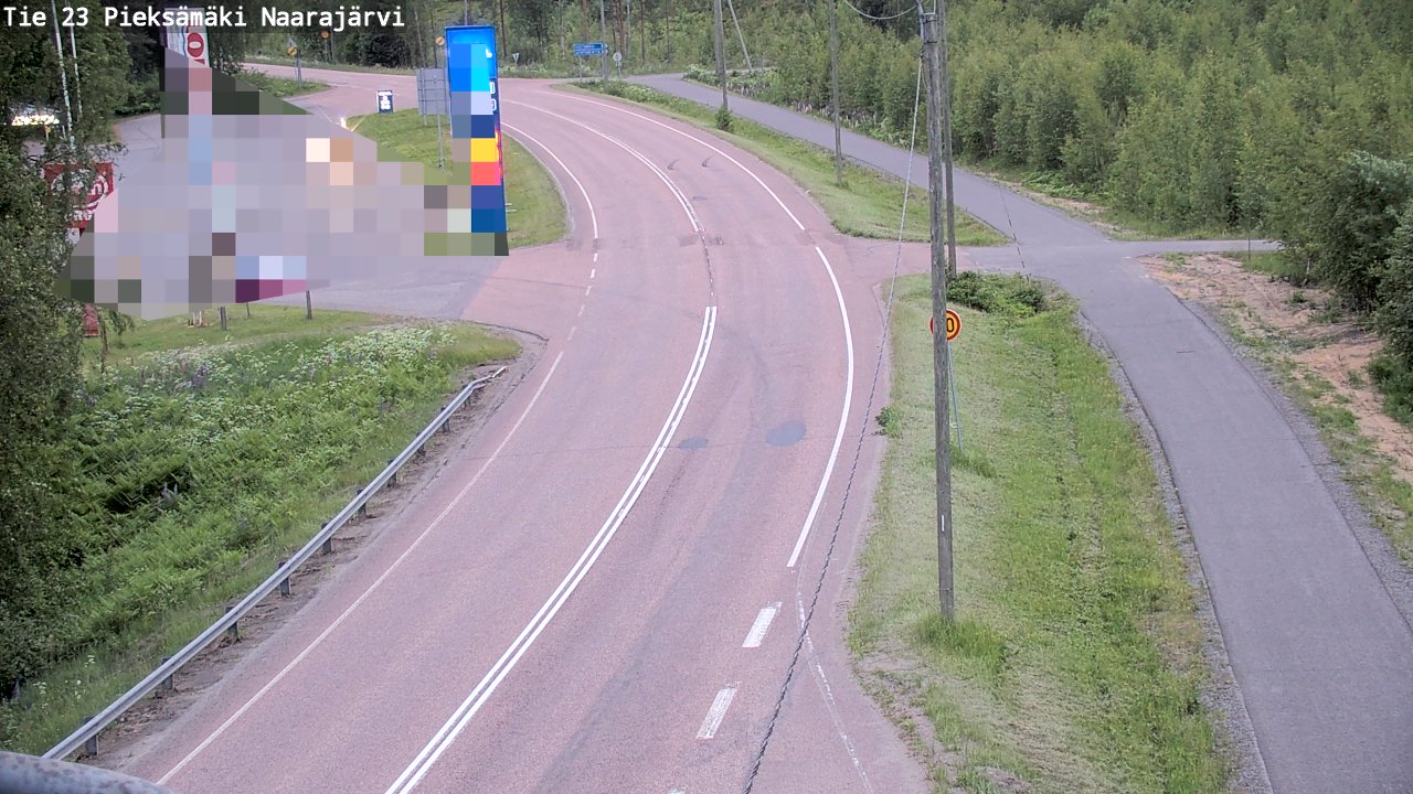 Kelikamerat Kuva Tie 23 Pieksämäki, Naarajärvi, Pieksämäki, Etelä-Savo