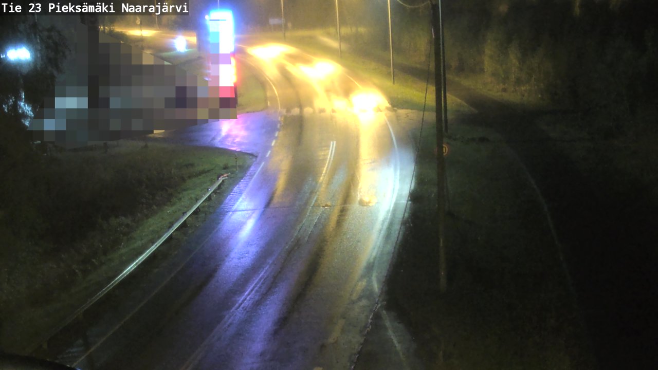 Weather Camera Image Road 23 Pieksämäki, Naarajärvi, Pieksämäki, Etelä-Savo