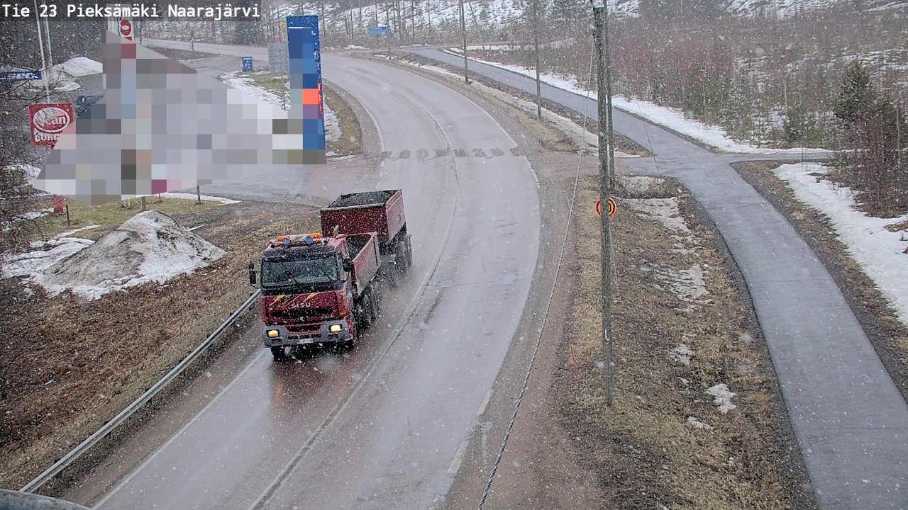 Kelikamerat Kuva Tie 23 Pieksämäki, Naarajärvi, Pieksämäki, Etelä-Savo