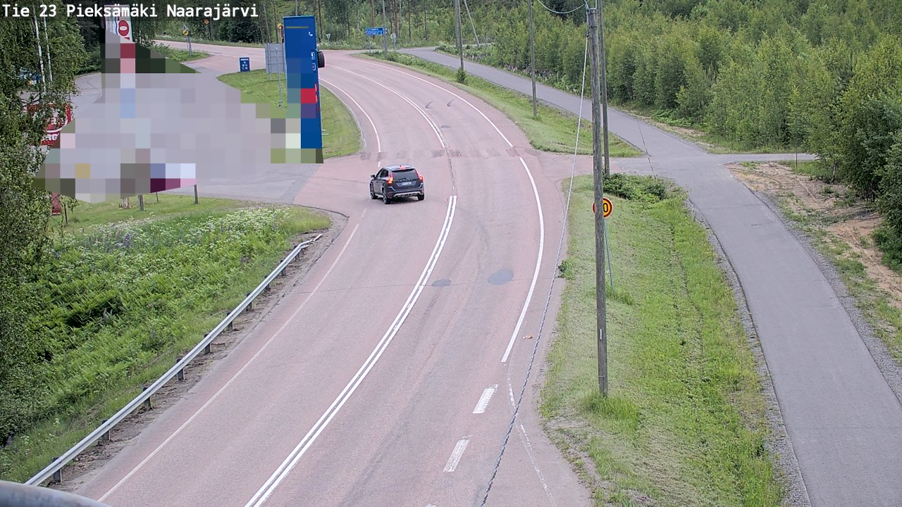 Kelikamerat Kuva Tie 23 Pieksämäki, Naarajärvi, Pieksämäki, Etelä-Savo