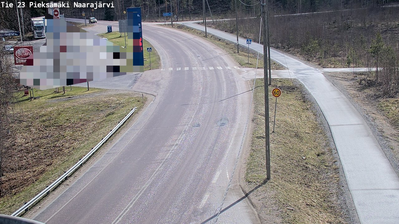 Kelikamerat Kuva Tie 23 Pieksämäki, Naarajärvi, Pieksämäki, Etelä-Savo