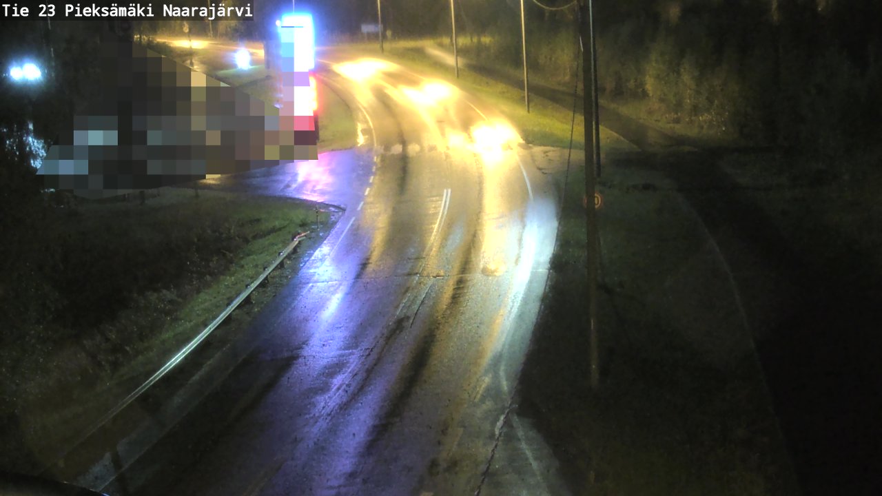 Weather Camera Image Road 23 Pieksämäki, Naarajärvi, Pieksämäki, Etelä-Savo