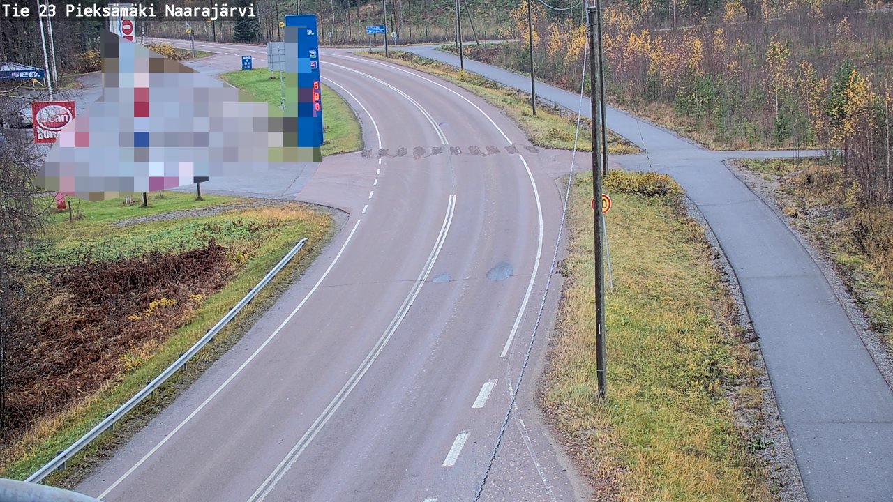 Kelikamerat Kuva Tie 23 Pieksämäki, Naarajärvi, Pieksämäki, Etelä-Savo