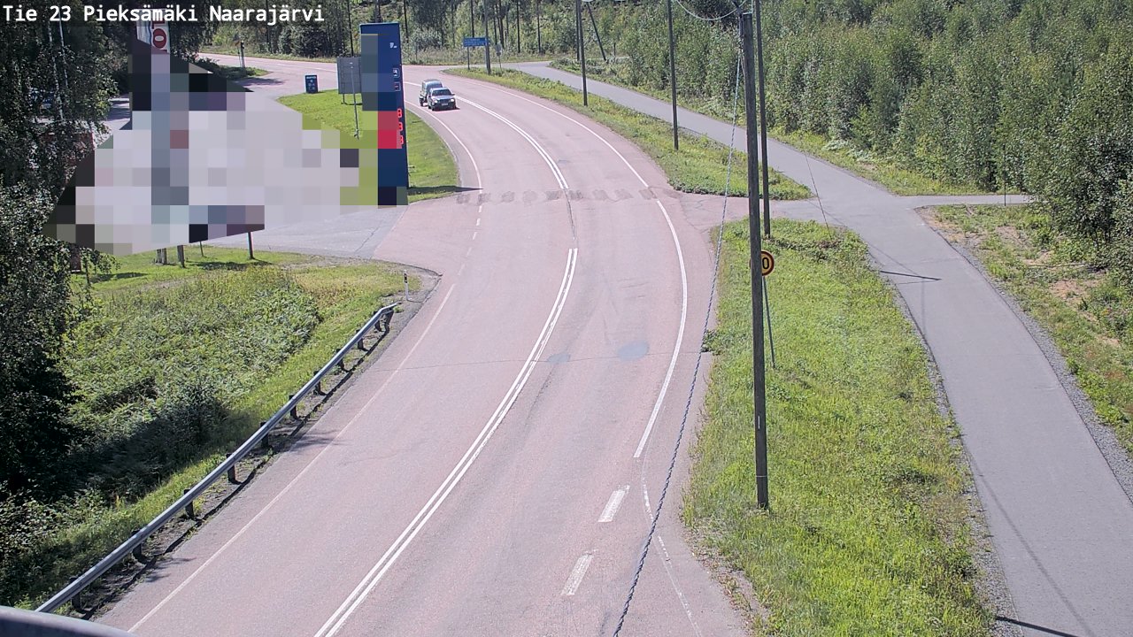 Kelikamerat Kuva Tie 23 Pieksämäki, Naarajärvi, Pieksämäki, Etelä-Savo