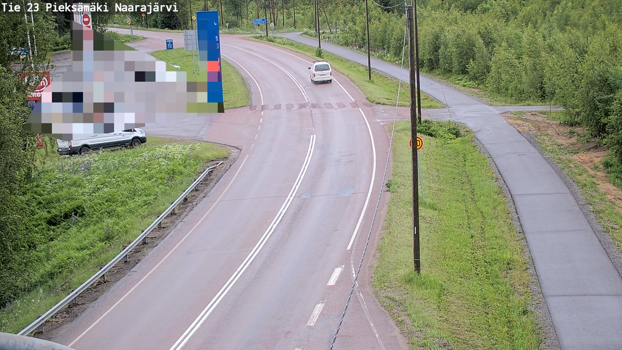 Kelikamerat Kuva Tie 23 Pieksämäki, Naarajärvi, Pieksämäki, Etelä-Savo