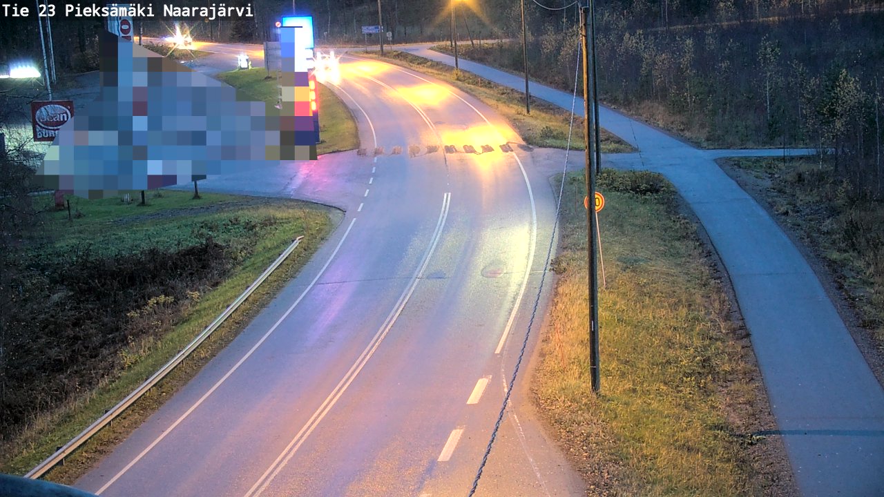 Kelikamerat Kuva Tie 23 Pieksämäki, Naarajärvi, Pieksämäki, Etelä-Savo
