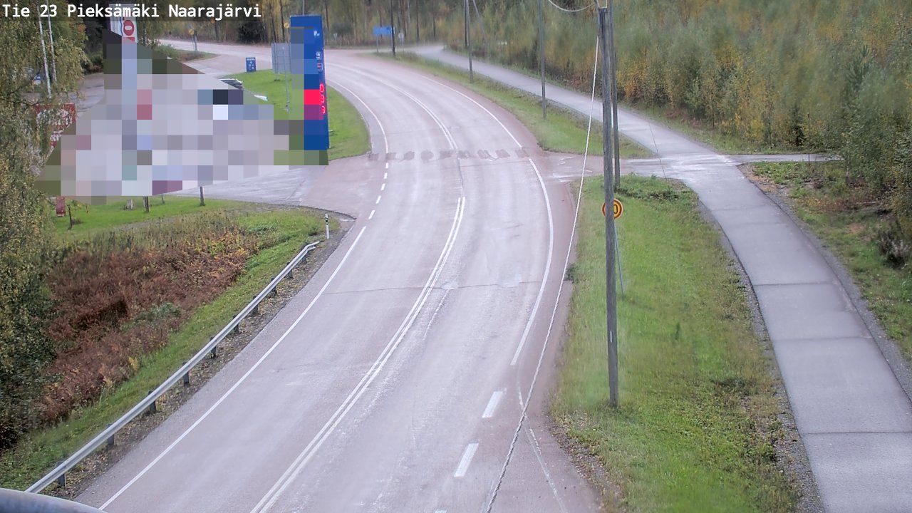 Weather Camera Image Road 23 Pieksämäki, Naarajärvi, Pieksämäki, Etelä-Savo