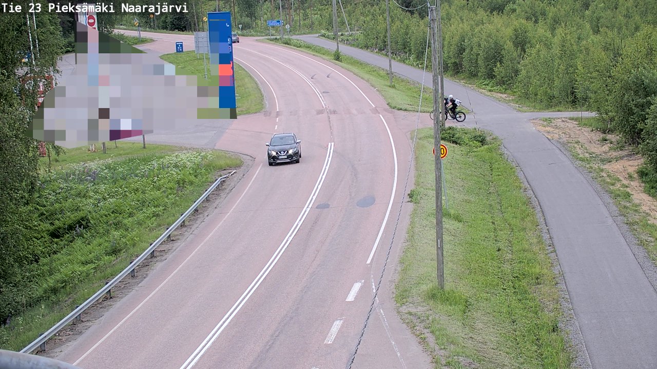 Kelikamerat Kuva Tie 23 Pieksämäki, Naarajärvi, Pieksämäki, Etelä-Savo