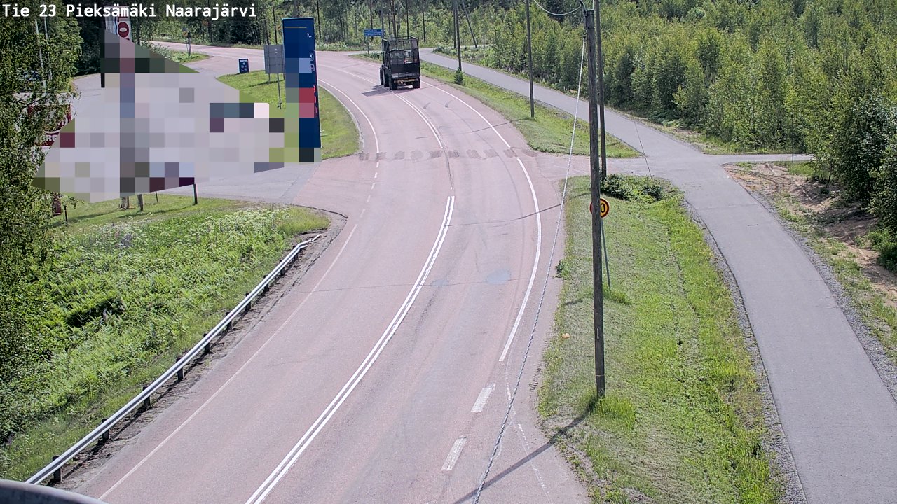 Kelikamerat Kuva Tie 23 Pieksämäki, Naarajärvi, Pieksämäki, Etelä-Savo