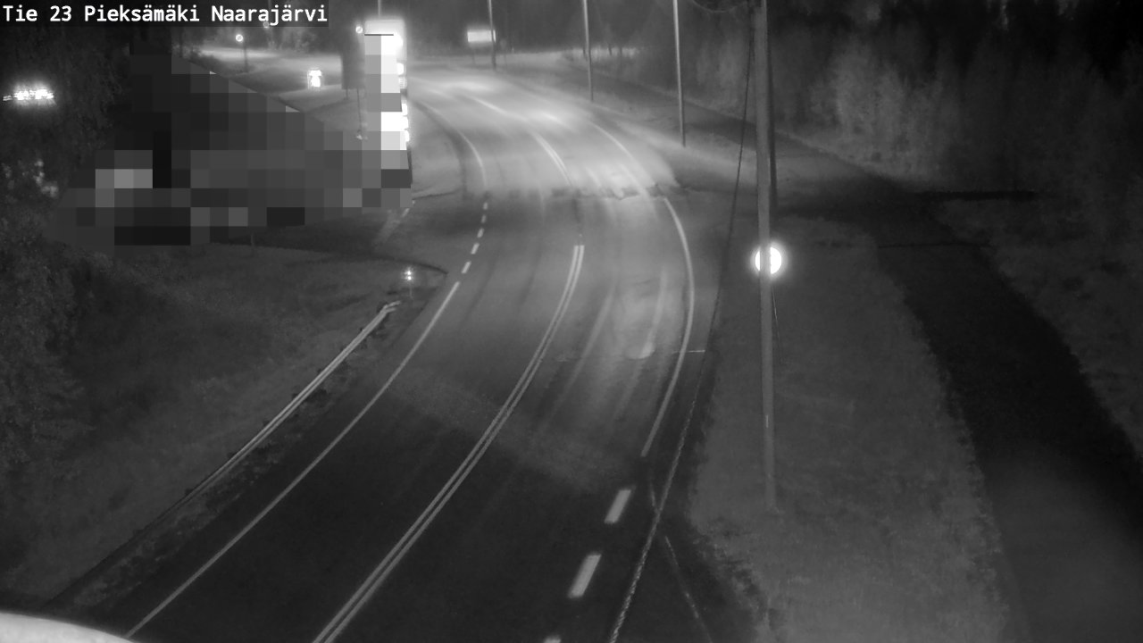 Weather Camera Image Road 23 Pieksämäki, Naarajärvi, Pieksämäki, Etelä-Savo