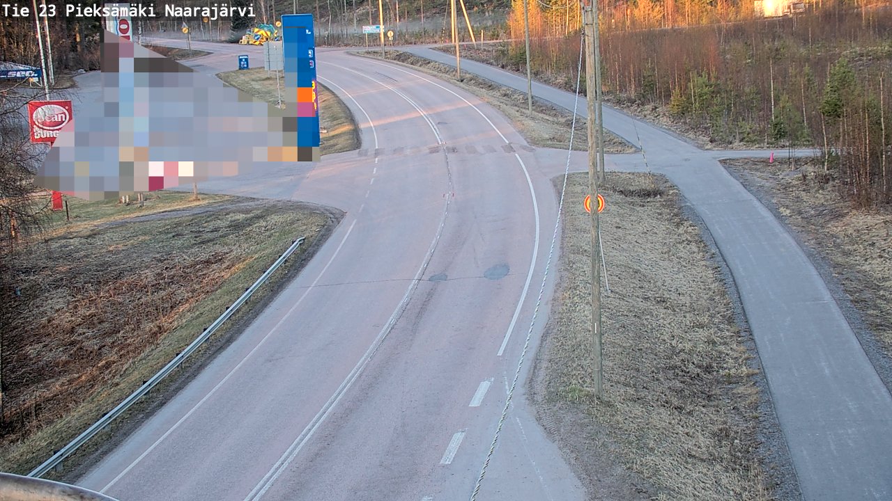 Weather Camera Image Väg 23 Pieksämäki, Naarajärvi, Pieksämäki, Etelä-Savo