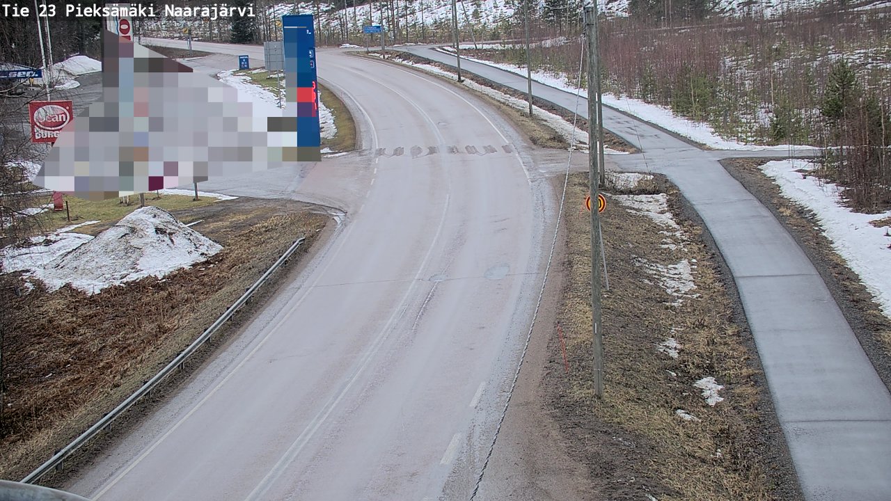 Weather Camera Image Road 23 Pieksämäki, Naarajärvi, Pieksämäki, Etelä-Savo