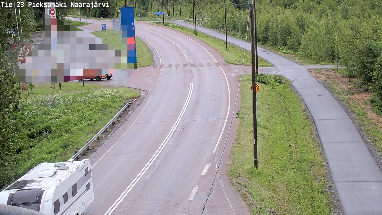 Kelikamerat Kuva Tie 23 Pieksämäki, Naarajärvi, Pieksämäki, Etelä-Savo