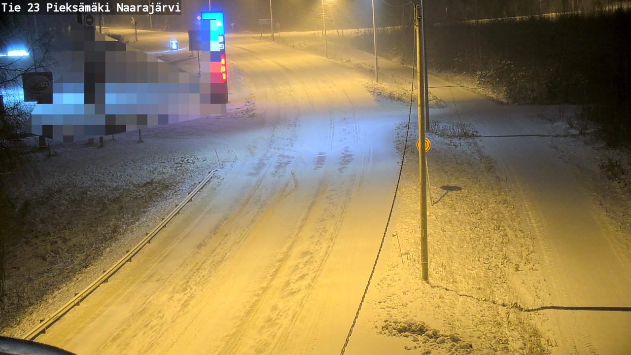 Kelikamerat Kuva Tie 23 Pieksämäki, Naarajärvi, Pieksämäki, Etelä-Savo