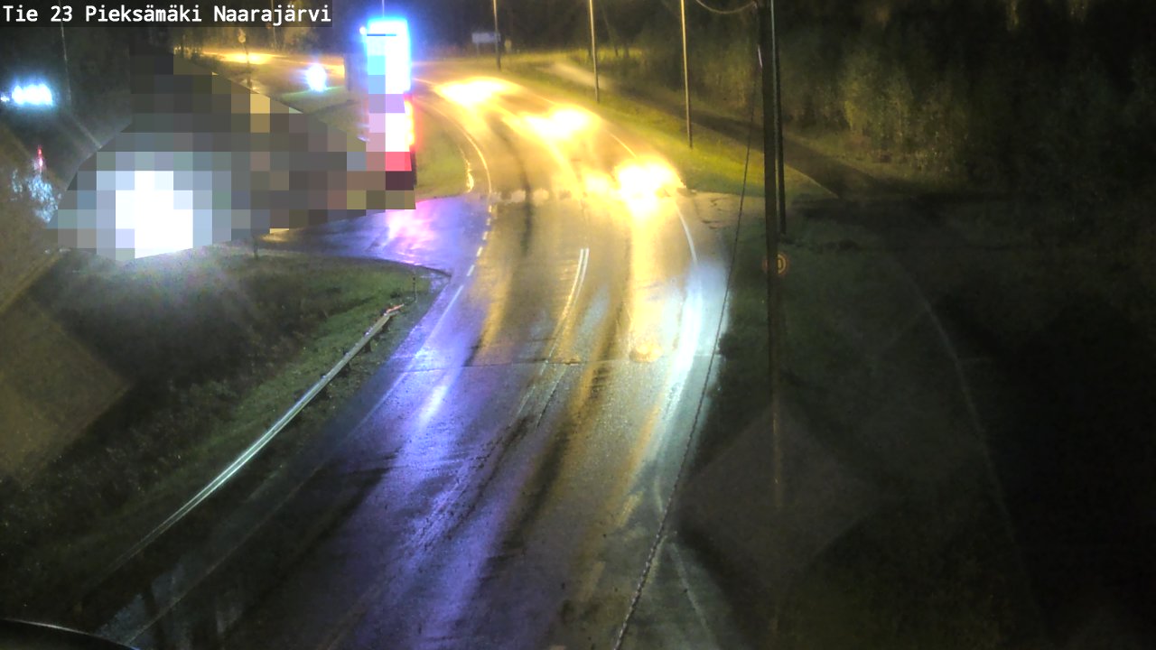 Weather Camera Image Road 23 Pieksämäki, Naarajärvi, Pieksämäki, Etelä-Savo