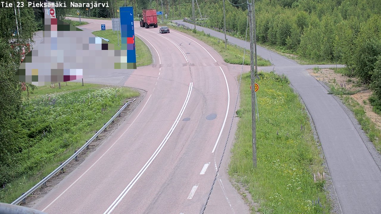 Kelikamerat Kuva Tie 23 Pieksämäki, Naarajärvi, Pieksämäki, Etelä-Savo