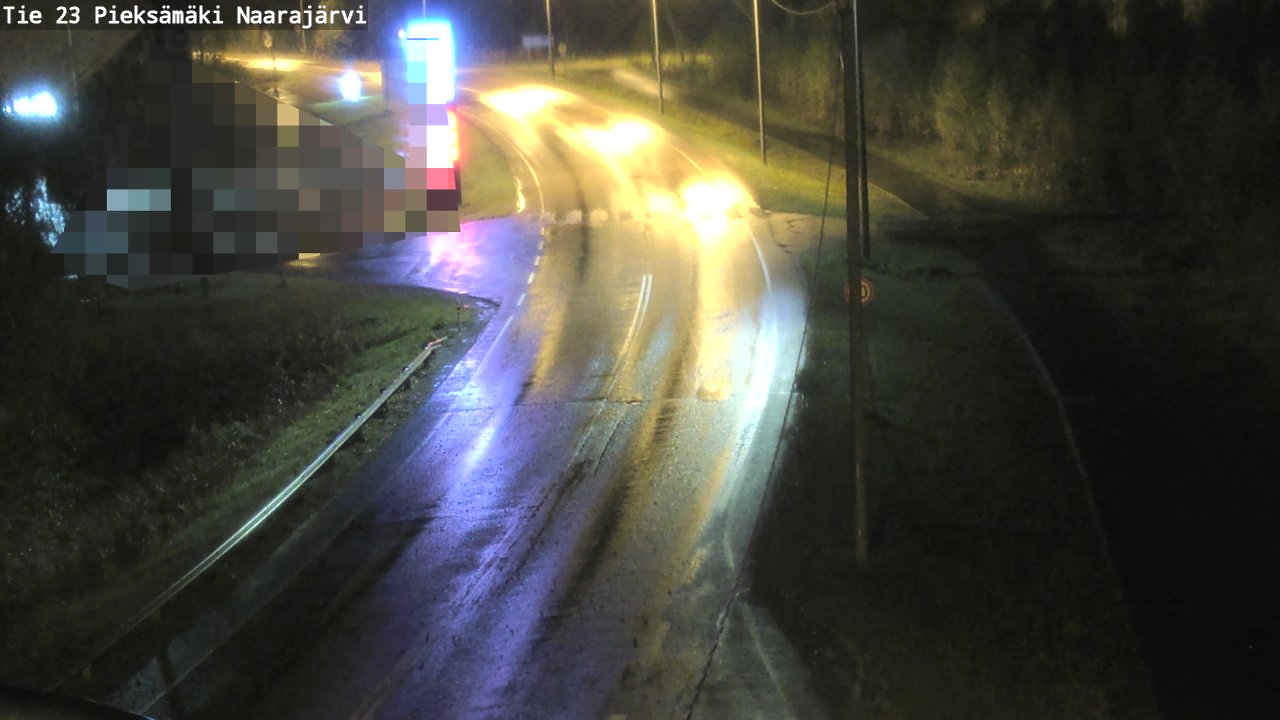 Weather Camera Image Road 23 Pieksämäki, Naarajärvi, Pieksämäki, Etelä-Savo