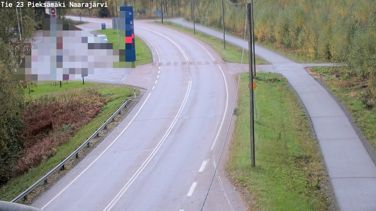 Weather Camera Image Road 23 Pieksämäki, Naarajärvi, Pieksämäki, Etelä-Savo